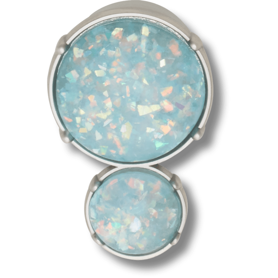 Crocs - Opalescent Meta Double Gem Jibbitz™ charms Women|Men|Jibbitz™ Charms