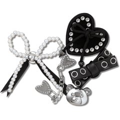 Crocs - Indie Luxe Silver 5 Pack Jibbitz™ charms Women|Men|Jibbitz™ Charms