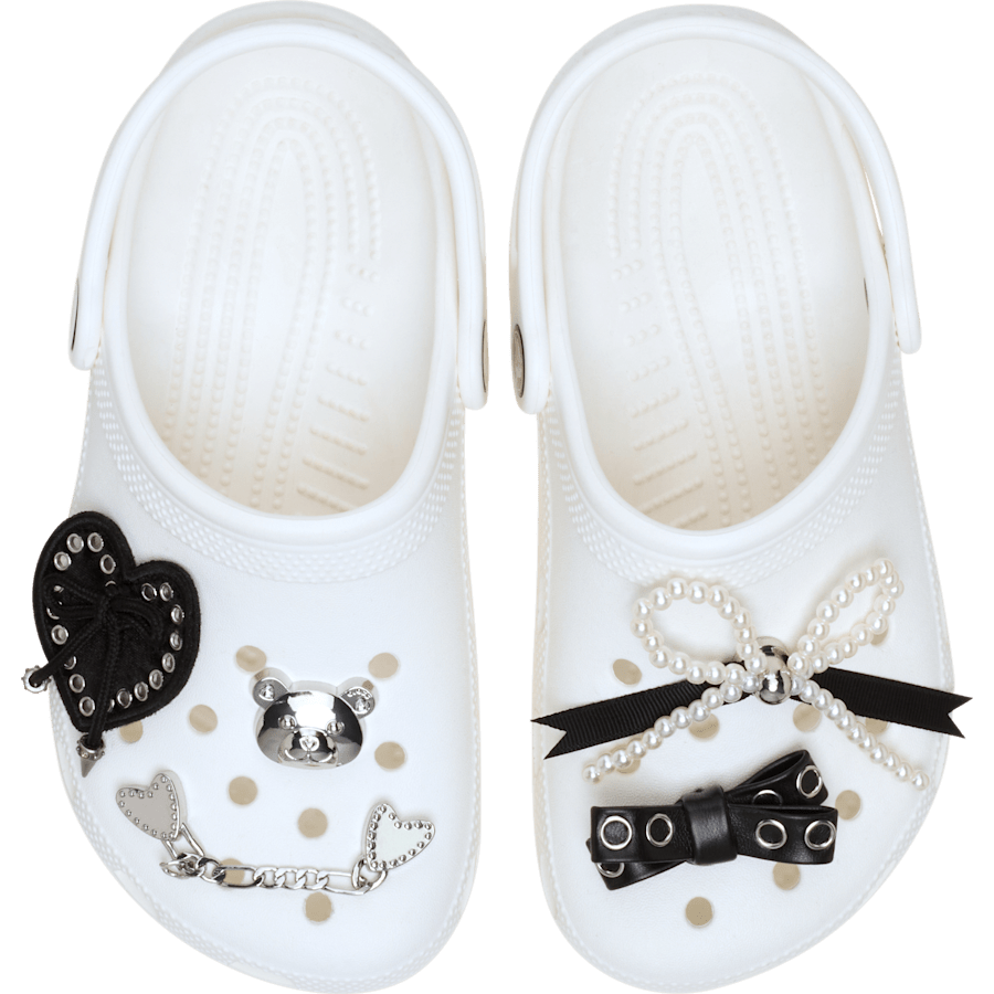 Crocs - Indie Luxe Silver 5 Pack Jibbitz™ charms Women|Men|Jibbitz™ Charms