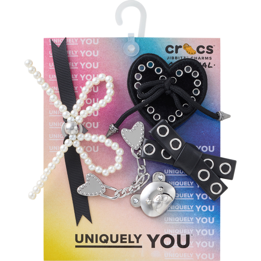 Crocs - Indie Luxe Silver 5 Pack Jibbitz™ charms Women|Men|Jibbitz™ Charms