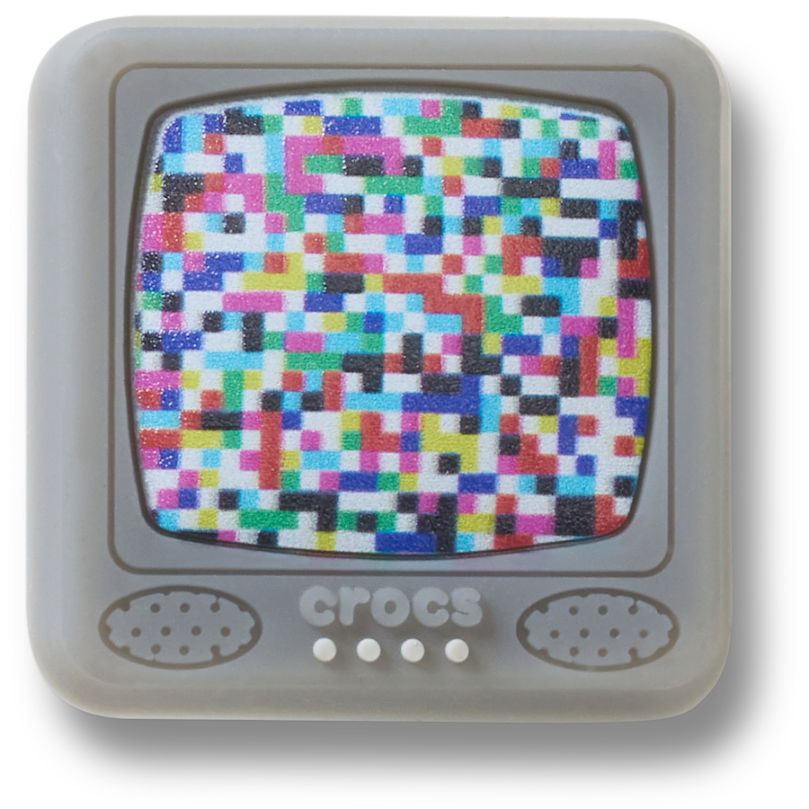Crocs - Lights Up Pixelated TV Jibbitz™ charms Women|Men|Jibbitz™ Charms