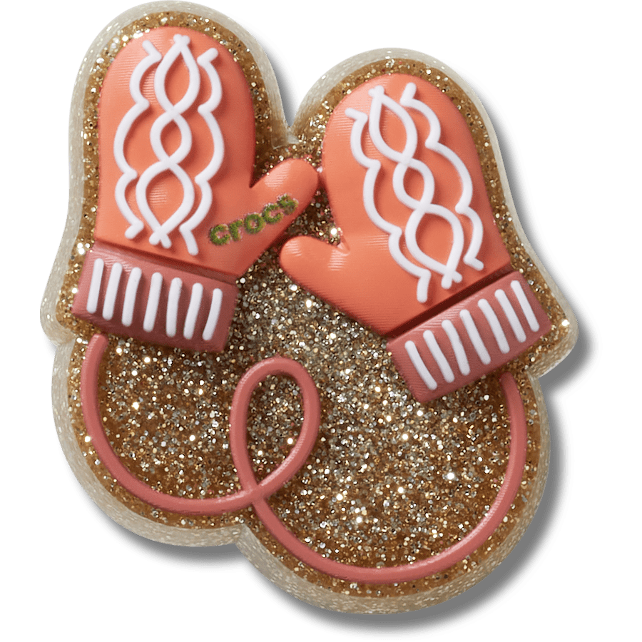 Crocs - Glitter Pink Mittens Jibbitz™ charms Women|Men