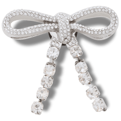 Crocs - Silver Gem Bow Jibbitz™ charms Women|Men|Jibbitz™ Charms
