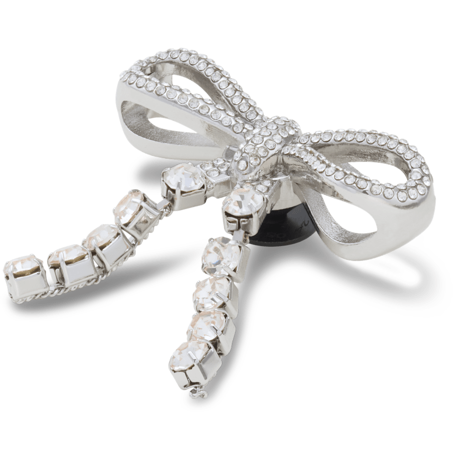Crocs - Silver Gem Bow Jibbitz™ charms Women|Men|Jibbitz™ Charms