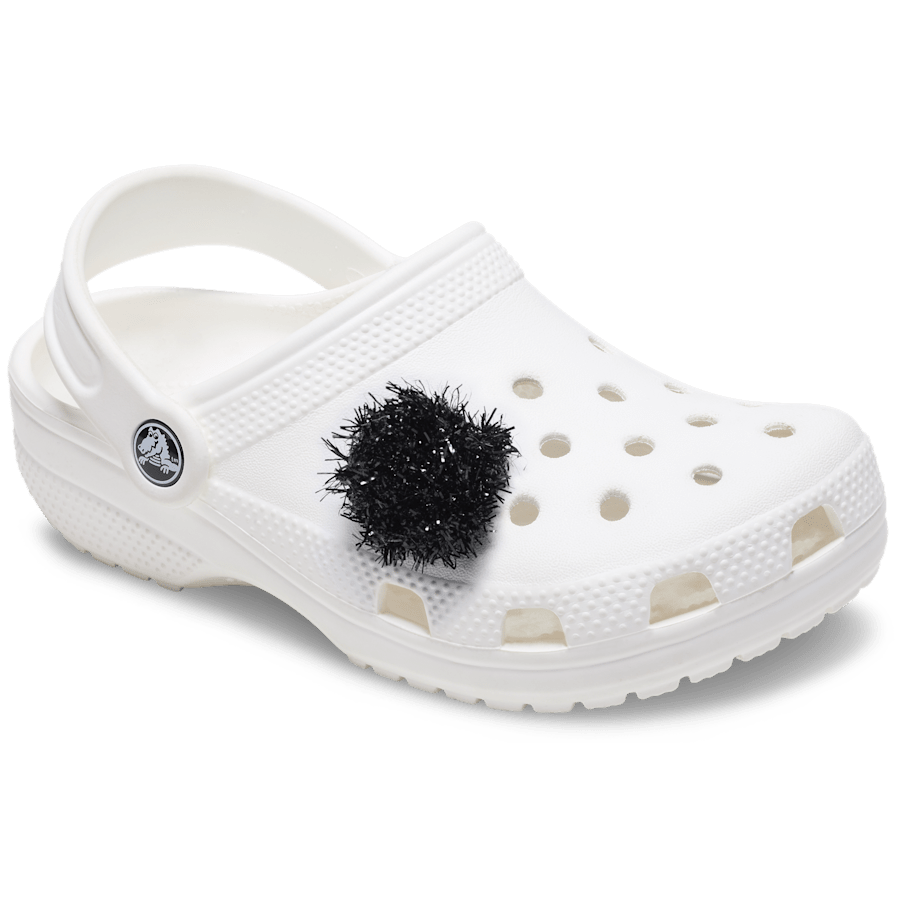 Crocs - Black Tinsel Pom Jibbitz™ charms Women|Men