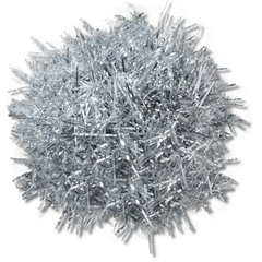 Crocs - Silver Tinsel Pom Jibbitz™ charms Women|Men|Jibbitz™ Charms