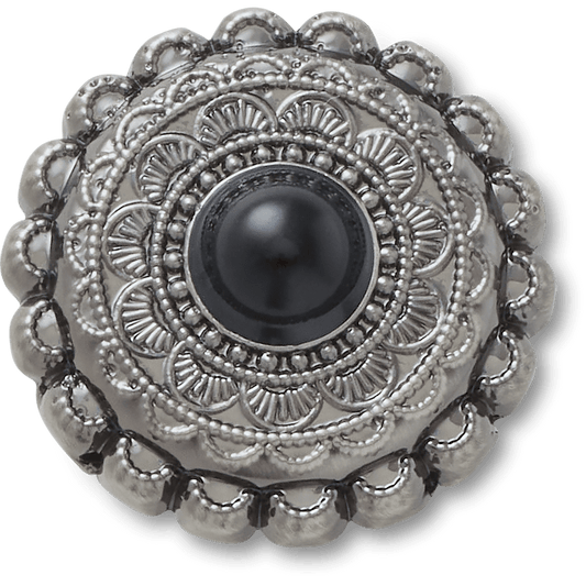 Crocs - Silver and Black Emblem Jibbitz™ charms Women|Men|Jibbitz™ Charms