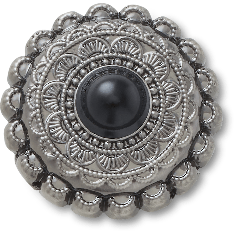 Crocs - Silver and Black Emblem Jibbitz™ charms Women|Men|Jibbitz™ Charms