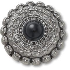 Crocs - Silver and Black Emblem Jibbitz™ charms Women|Men|Jibbitz™ Charms