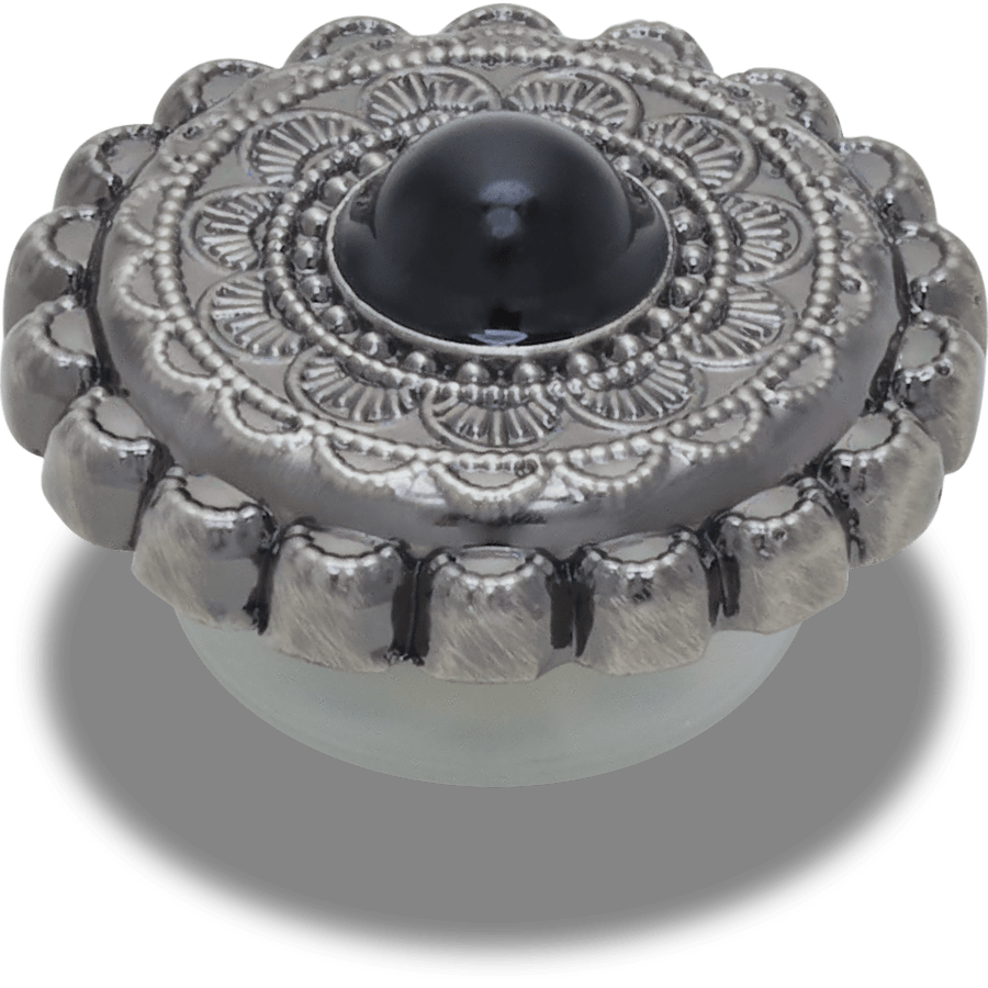 Crocs - Silver and Black Emblem Jibbitz™ charms Women|Men|Jibbitz™ Charms