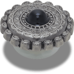 Crocs - Silver and Black Emblem Jibbitz™ charms Women|Men|Jibbitz™ Charms
