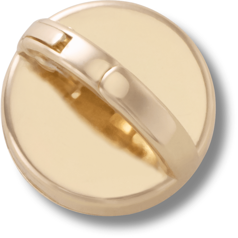 Crocs - Gold Interchangeable Stud Jibbitz™ charms Women|Men