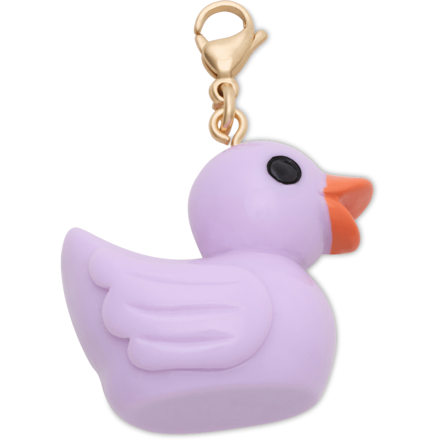 Crocs - Purple Rubber Duck Charm Jibbitz Shoe Charm Women|Men|Kids|Jibbitz™ Charms