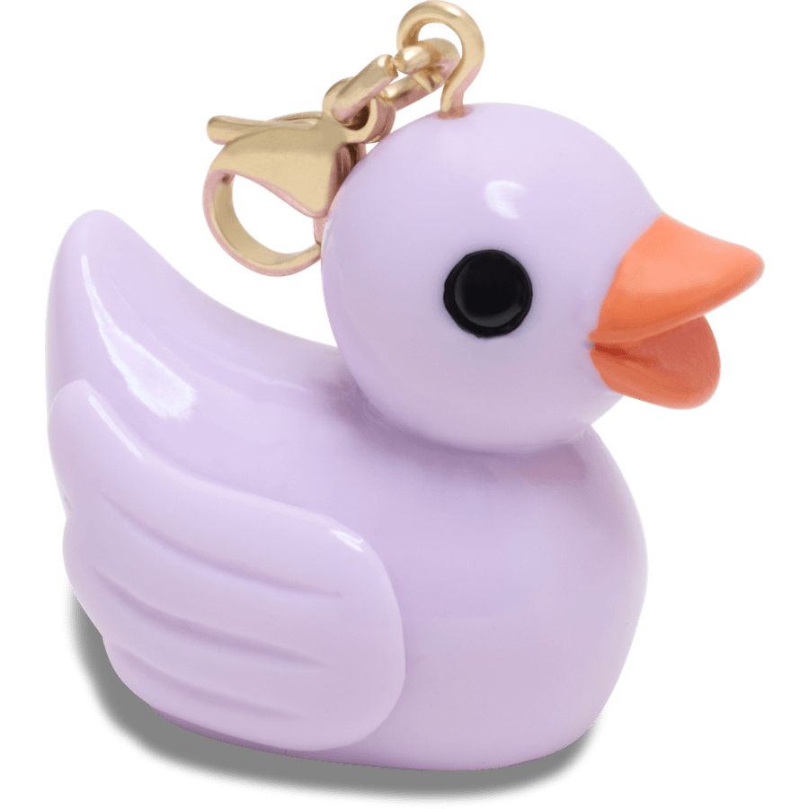Crocs - Purple Rubber Duck Charm Jibbitz Shoe Charm Women|Men|Kids|Jibbitz™ Charms