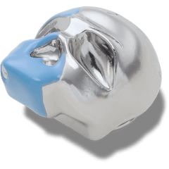 Crocs - Silver and Blue Enamel Skull Jibbitz™ charms Women|Men