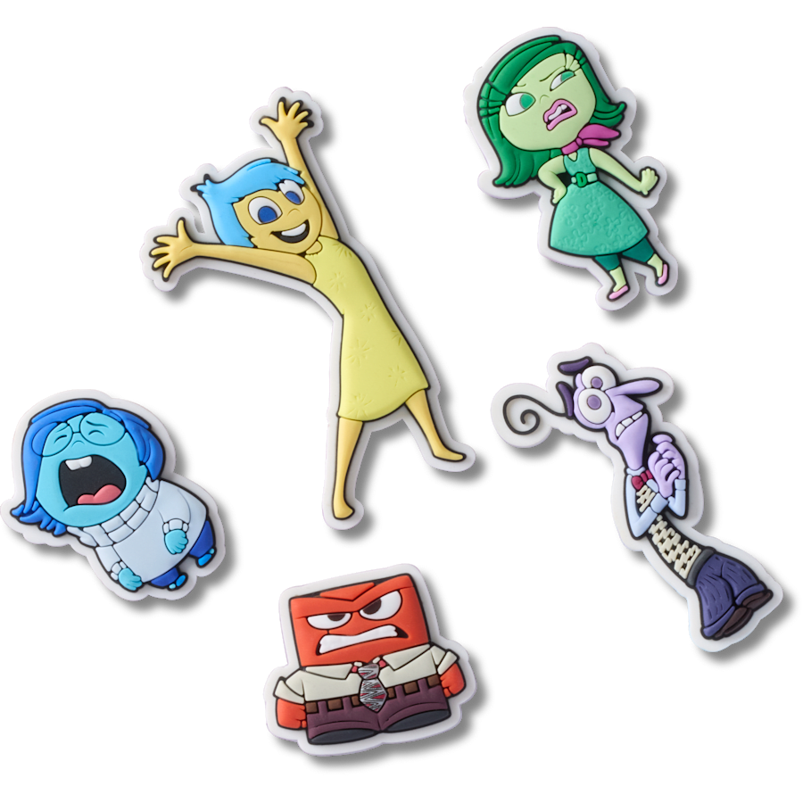 Crocs - Pixar Inside Out 5 Pack Jibbitz™ charms Women|Men|Kids|Jibbitz™ Charms