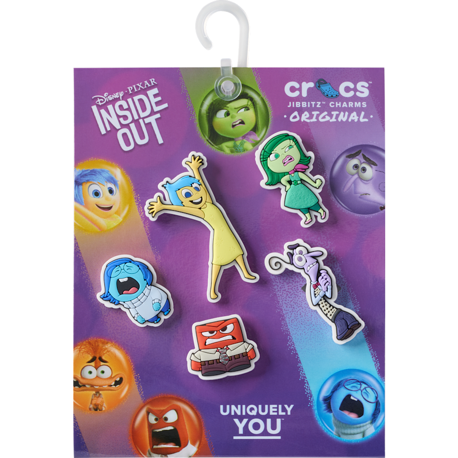 Crocs - Pixar Inside Out 5 Pack Jibbitz™ charms Women|Men|Kids|Jibbitz™ Charms