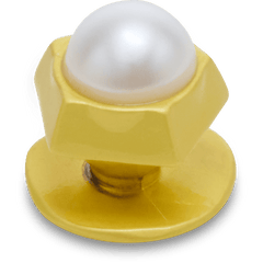 Crocs - Gold Pentagon Pearl Jibbitz™ charms Women|Men|Jibbitz™ Charms