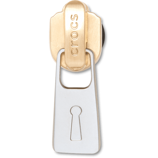 Crocs - Gold and Silver Zipper Jibbitz™ charms Women|Men