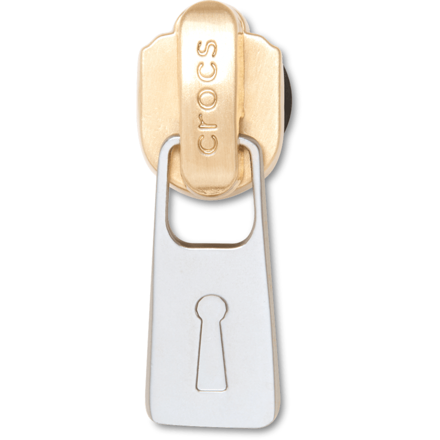 Crocs - Gold and Silver Zipper Jibbitz™ charms Women|Men