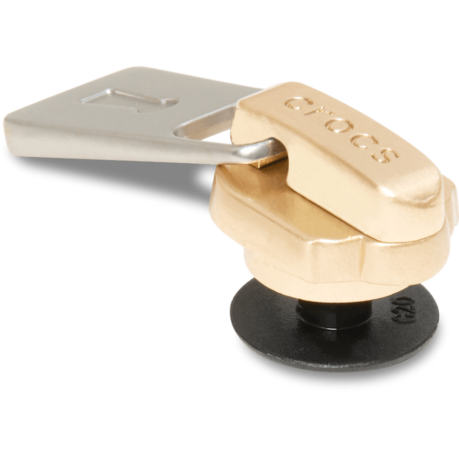 Crocs - Gold and Silver Zipper Jibbitz™ charms Women|Men