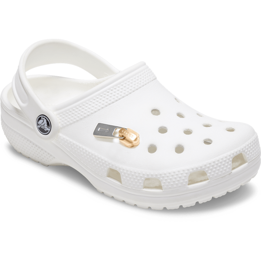 Crocs - Gold and Silver Zipper Jibbitz™ charms Women|Men