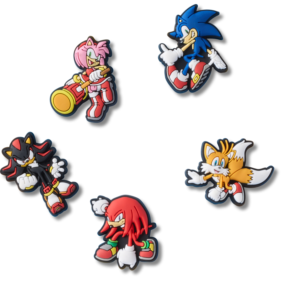 Crocs - Sonic the Hedgehog 5Pck Jibbitz™ charms Women|Men|Kids|Jibbitz™ Charms
