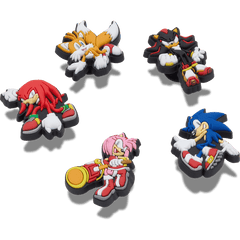Crocs - Sonic the Hedgehog 5Pck Jibbitz™ charms Women|Men|Kids|Jibbitz™ Charms