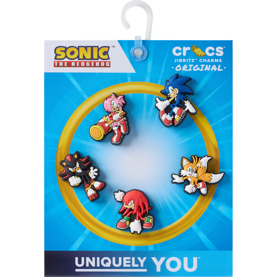 Crocs - Sonic the Hedgehog 5Pck Jibbitz™ charms Women|Men|Kids|Jibbitz™ Charms