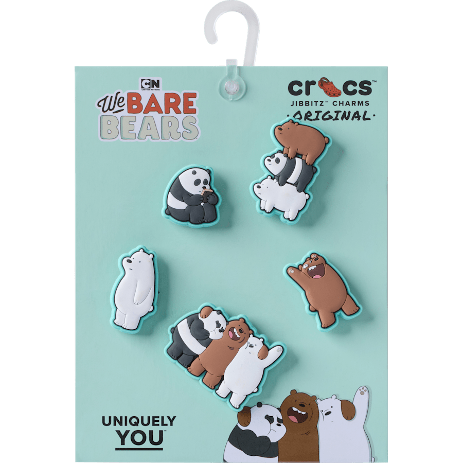 Crocs - We Bare Bears 5 Pack  Jibbitz™ charms Women|Men|Jibbitz™ Charms