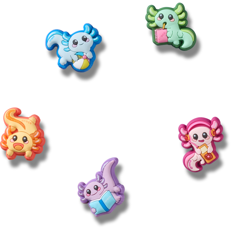 Crocs - Tiny Axolotls 5 Pack Jibbitz™ charms Women|Men|Jibbitz™ Charms