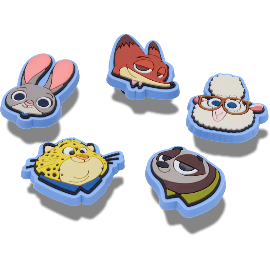 Crocs - b'Disney Zootopia 2 5 Pack Jibbitz Shoe Charm' Women|Men|Kids|Jibbitz™ Charms