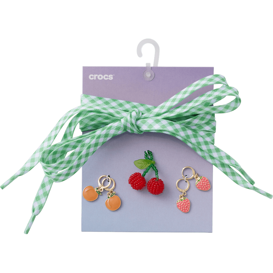 Crocs - Laces and Fresh Fruits Charm Kit Jibbitz™ charms Women|Kids|Jibbitz™ Charms
