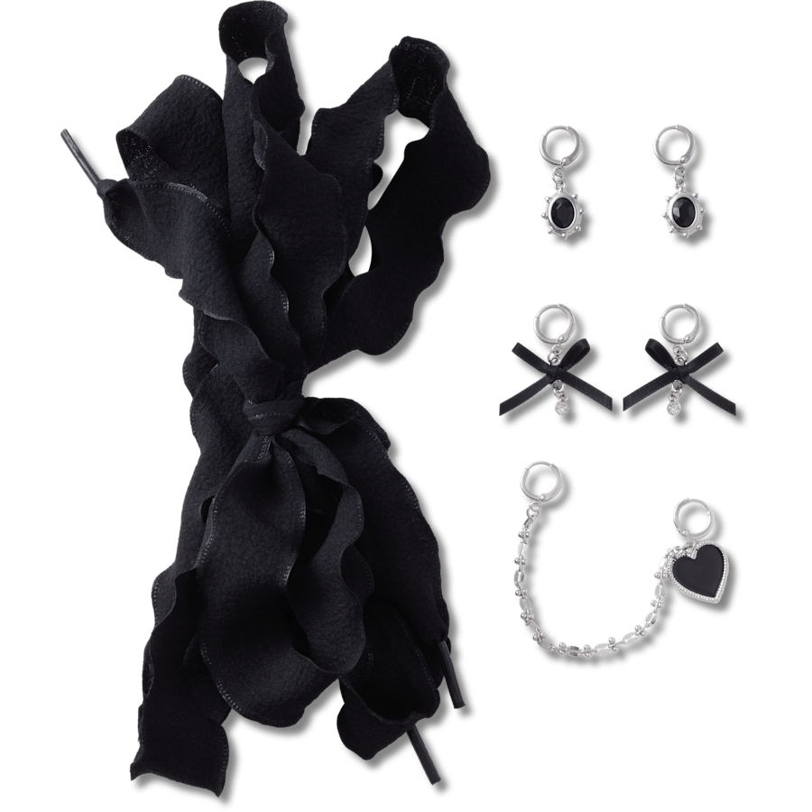 Crocs - Laces and Dainty Bow Charm Kit Jibbitz Shoe Charm Women|Kids|Jibbitz™ Charms