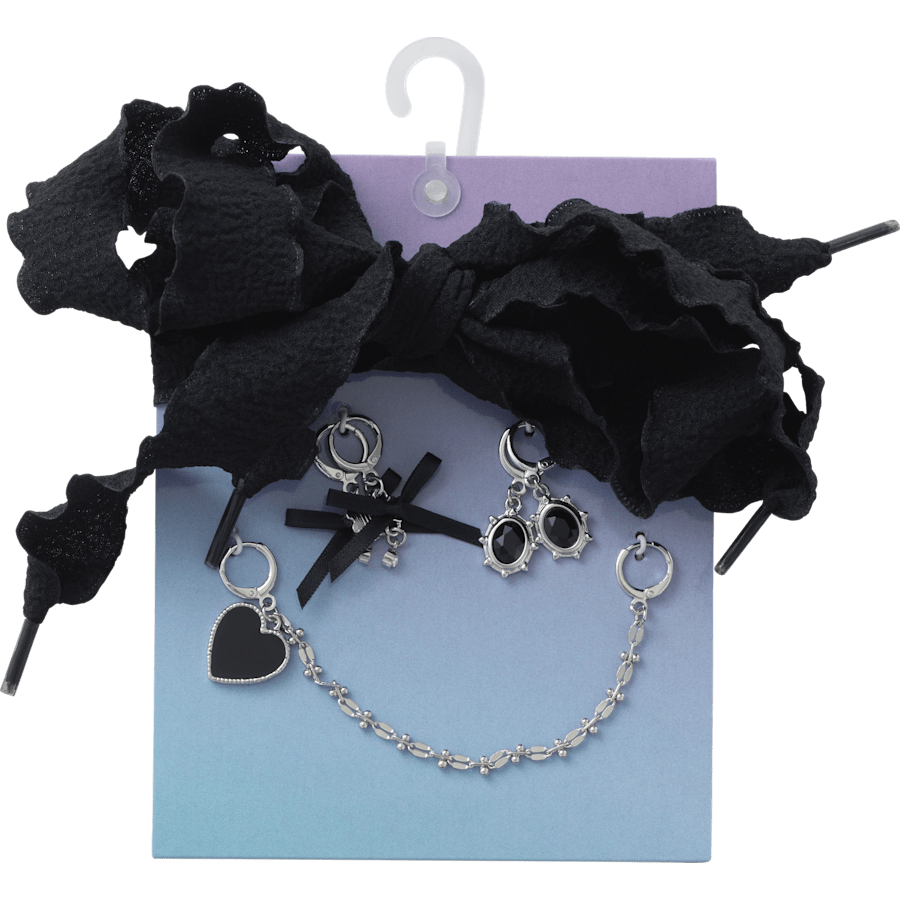 Crocs - Laces and Dainty Bow Charm Kit Jibbitz Shoe Charm Women|Kids|Jibbitz™ Charms