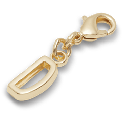 Crocs - Gold Letter D Charm Jibbitz™ charms Women|Men|Kids|Jibbitz™ Charms