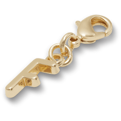 Crocs - Gold Letter F Charm Jibbitz™ charms Women|Men|Kids|Jibbitz™ Charms