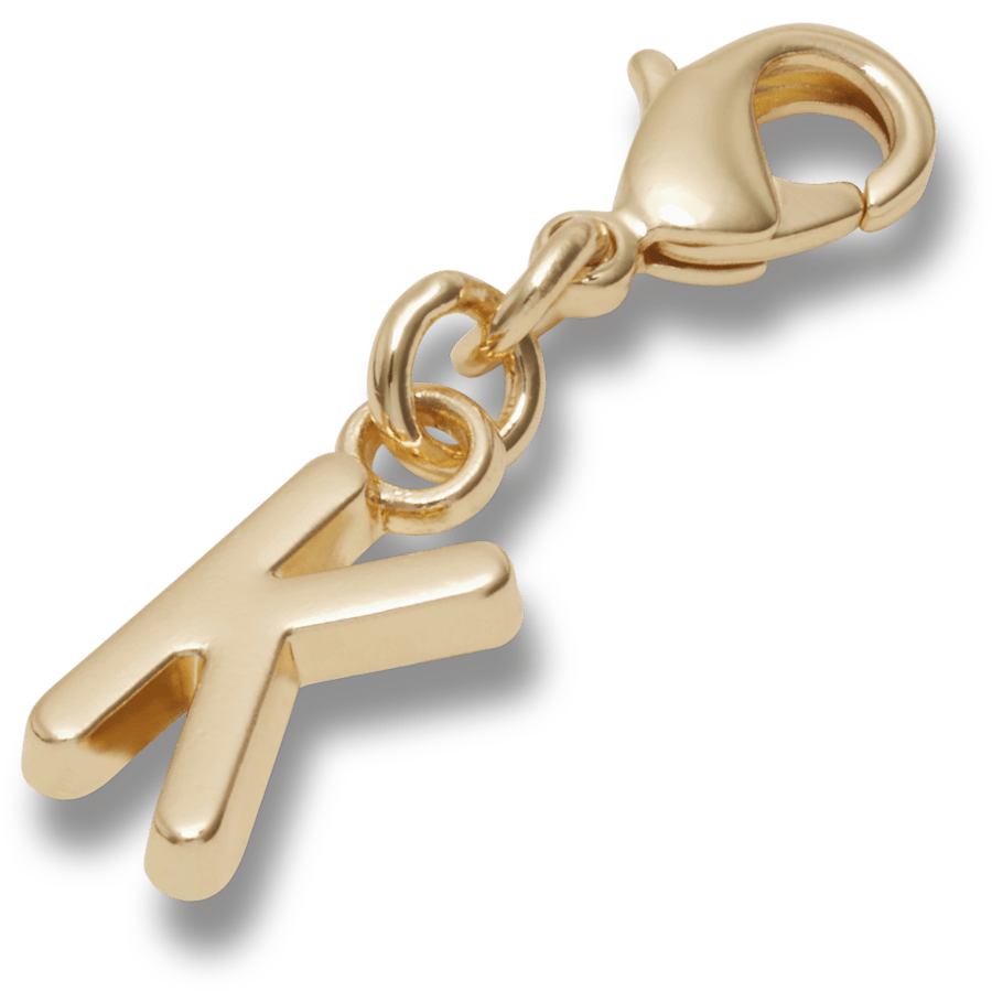 Crocs - Gold Letter K Charm Jibbitz™ charms Women|Men|Kids|Jibbitz™ Charms
