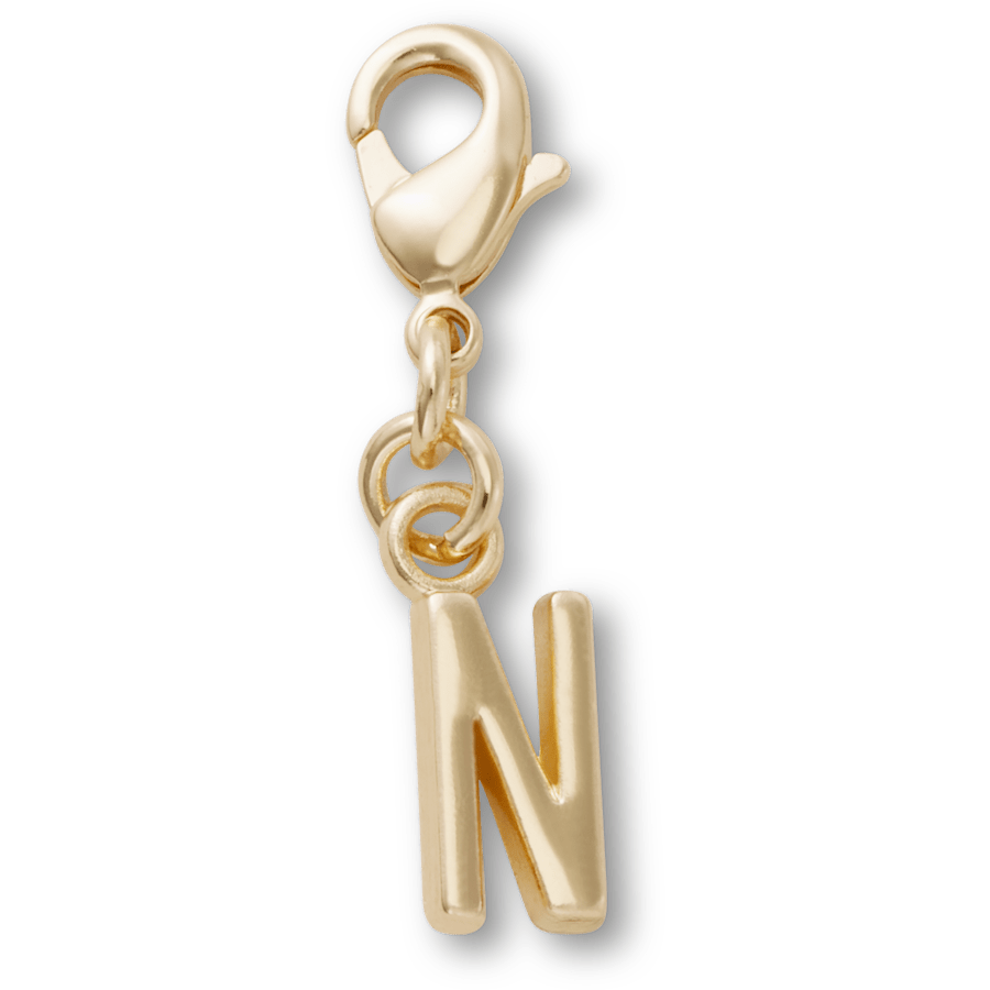 Crocs - Gold Letter N Charm Jibbitz™ charms Women|Men|Kids|Jibbitz™ Charms