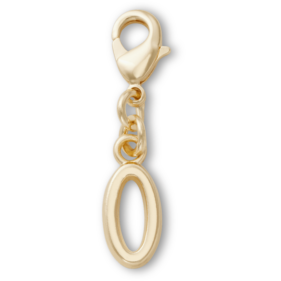 Crocs - Gold Letter O Charm Jibbitz™ charms Women|Men|Kids|Jibbitz™ Charms