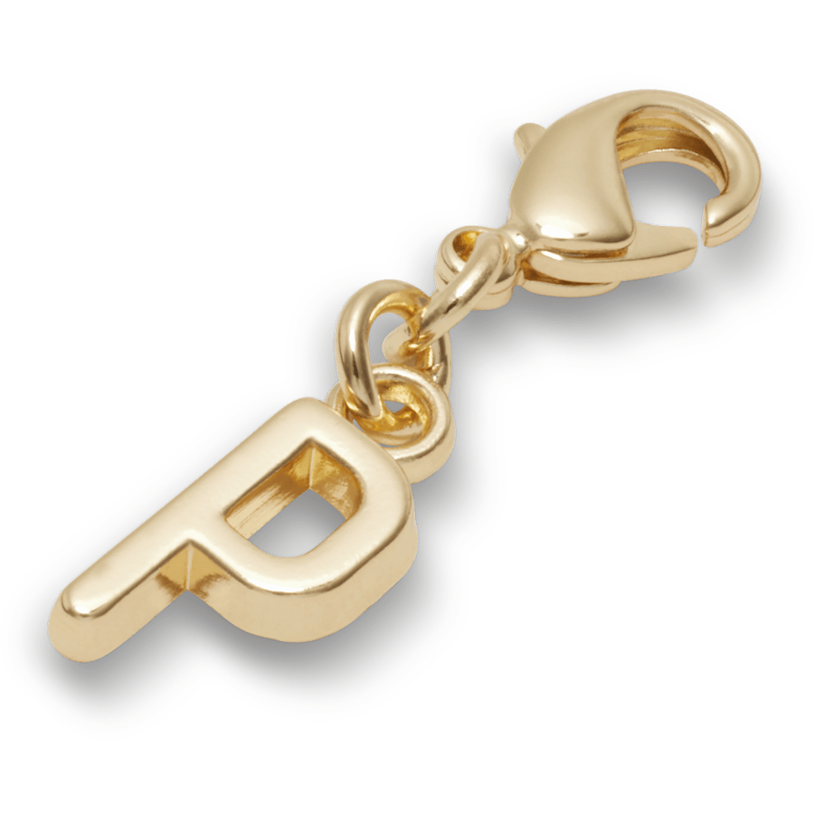 Crocs - Gold Letter P Charm Jibbitz™ charms Women|Men|Kids|Jibbitz™ Charms
