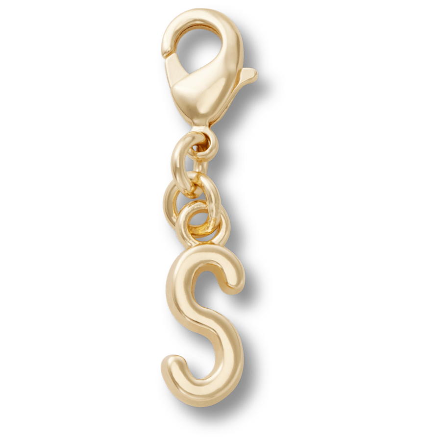 Crocs - Gold Letter S Charm Jibbitz™ charms Women|Men|Kids|Jibbitz™ Charms