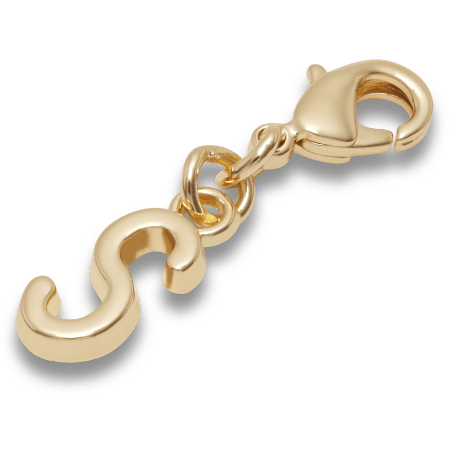 Crocs - Gold Letter S Charm Jibbitz™ charms Women|Men|Kids|Jibbitz™ Charms