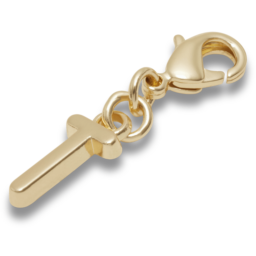 Crocs - Gold Letter T Charm Jibbitz™ charms Women|Men|Kids|Jibbitz™ Charms