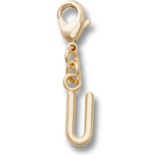 Crocs - Gold Letter U Charm Jibbitz™ charms Women|Men|Kids|Jibbitz™ Charms