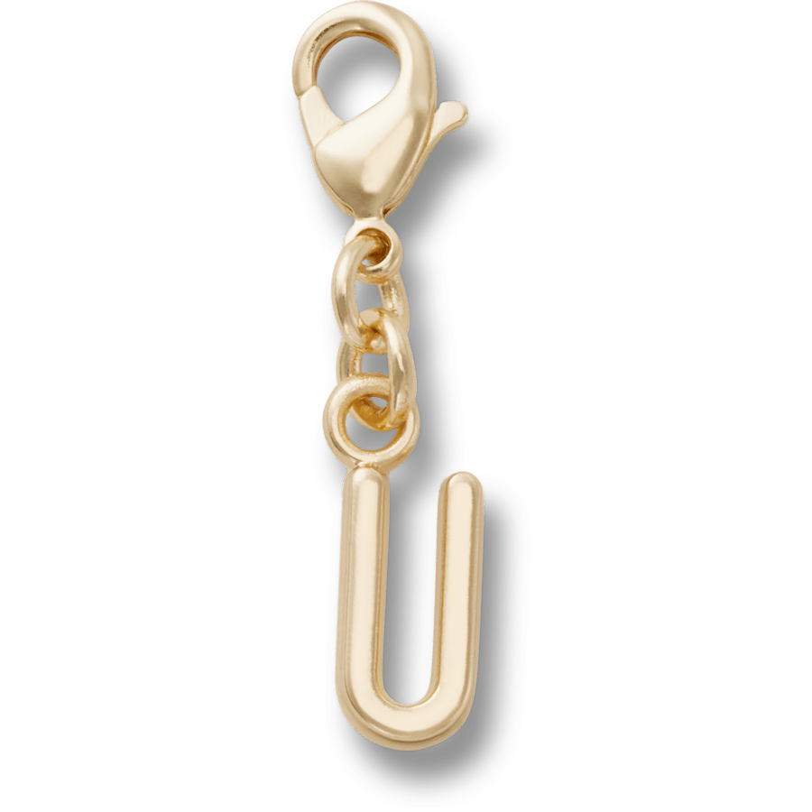 Crocs - Gold Letter U Charm Jibbitz™ charms Women|Men|Kids|Jibbitz™ Charms