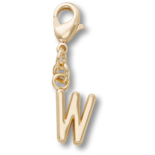 Crocs - Gold Letter W Charm Jibbitz™ charms Women|Men|Kids|Jibbitz™ Charms