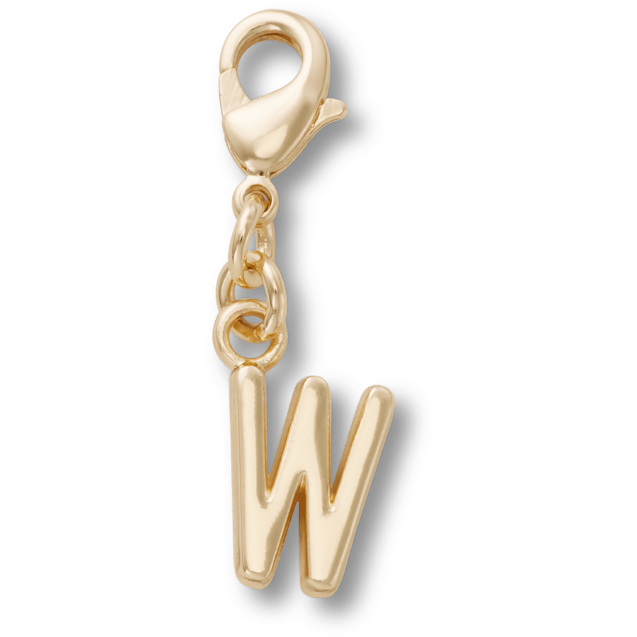 Crocs - Gold Letter W Charm Jibbitz™ charms Women|Men|Kids|Jibbitz™ Charms