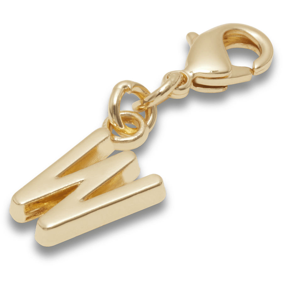 Crocs - Gold Letter W Charm Jibbitz™ charms Women|Men|Kids|Jibbitz™ Charms