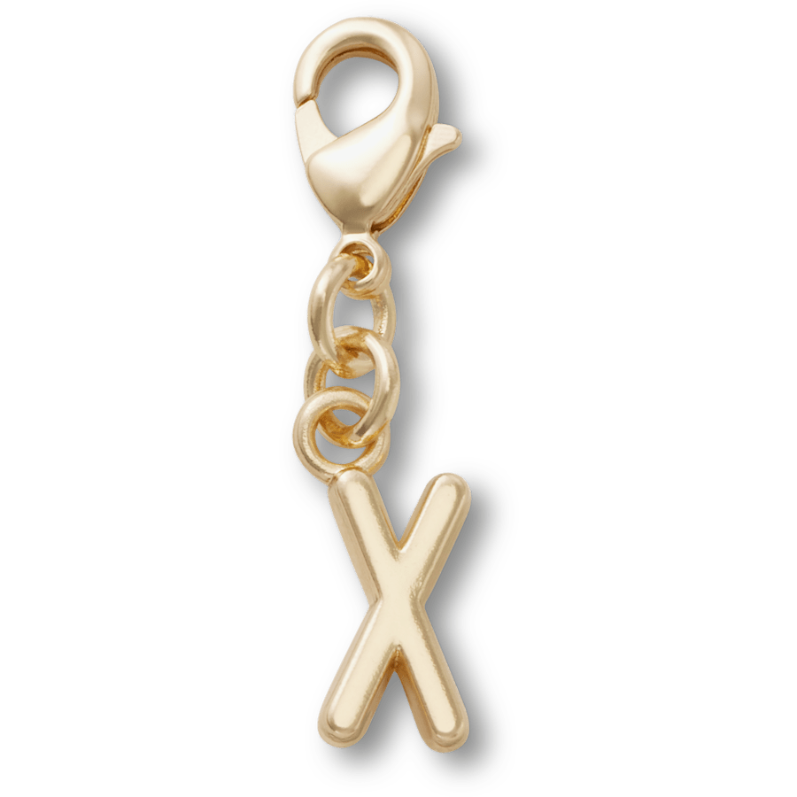 Crocs - Gold Letter X Charm Jibbitz™ charms Women|Men|Kids|Jibbitz™ Charms